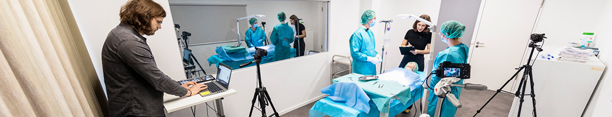 Laufende Usability-Studie im Labor